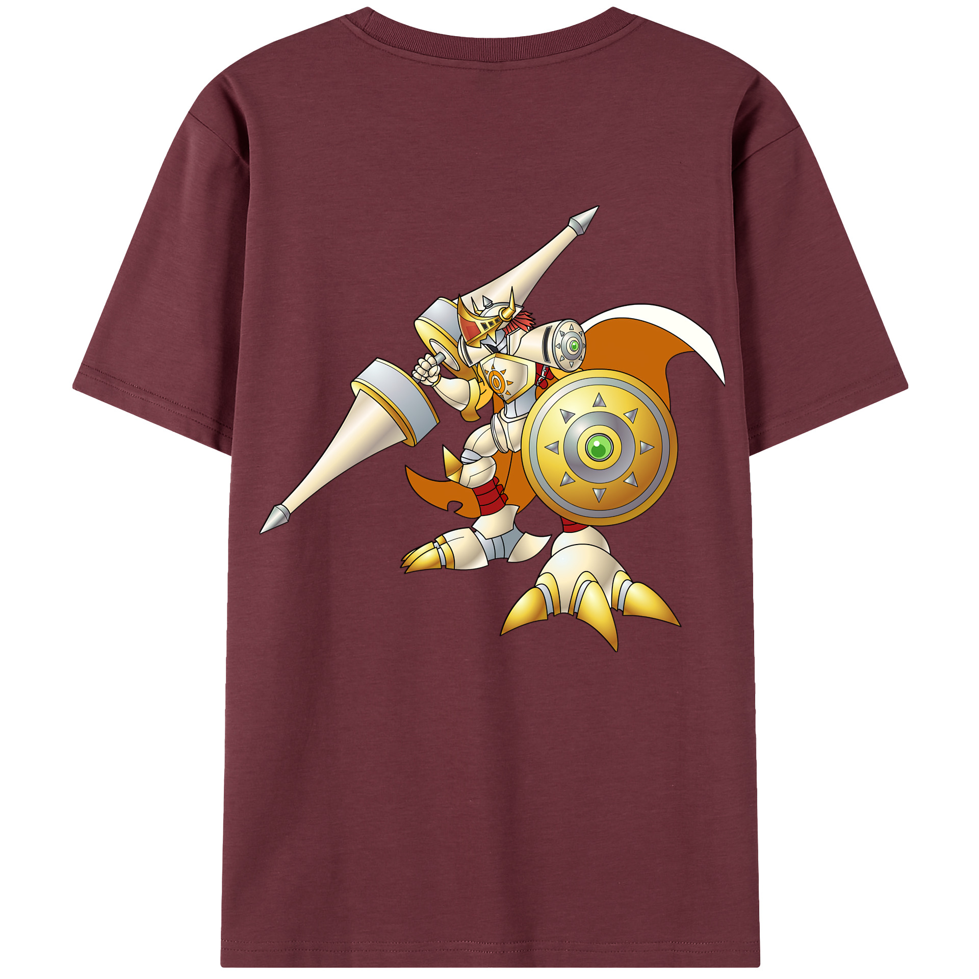（画像用） Digimon デジタルモンスター/デジモン 綿100％半袖Tシャツ（背面プリント）